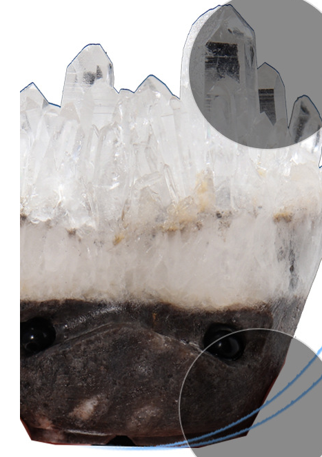 White Quartz Cluster Hedgehog