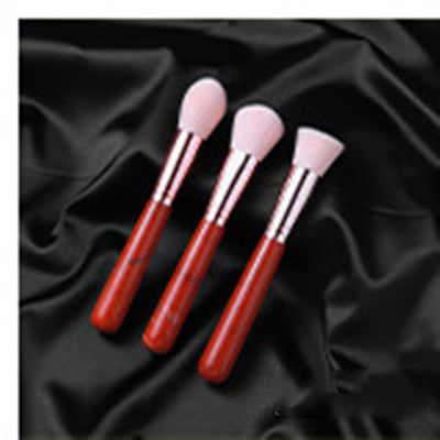Makeup Brush With Natural Crystal Handle