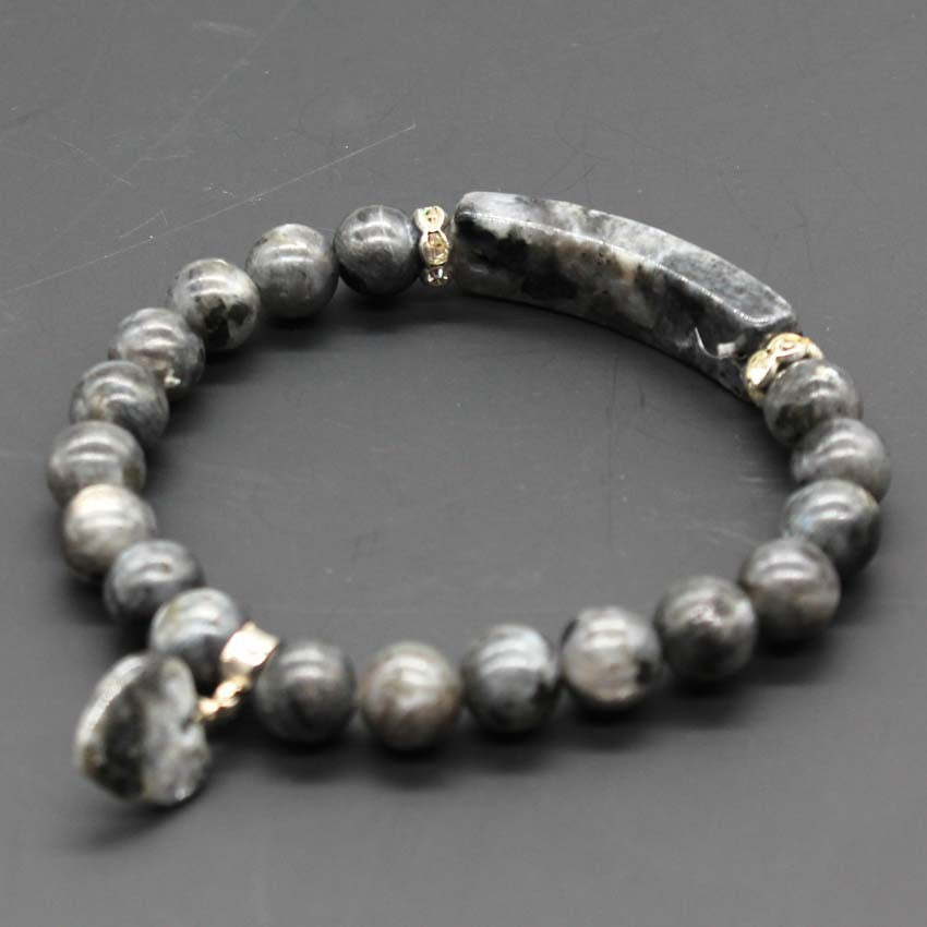 Heart Natural Crystal Bracelet