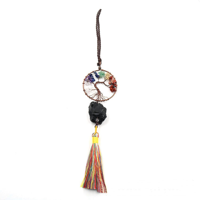 7 Chakra Tree Of Life Hanging Ornament