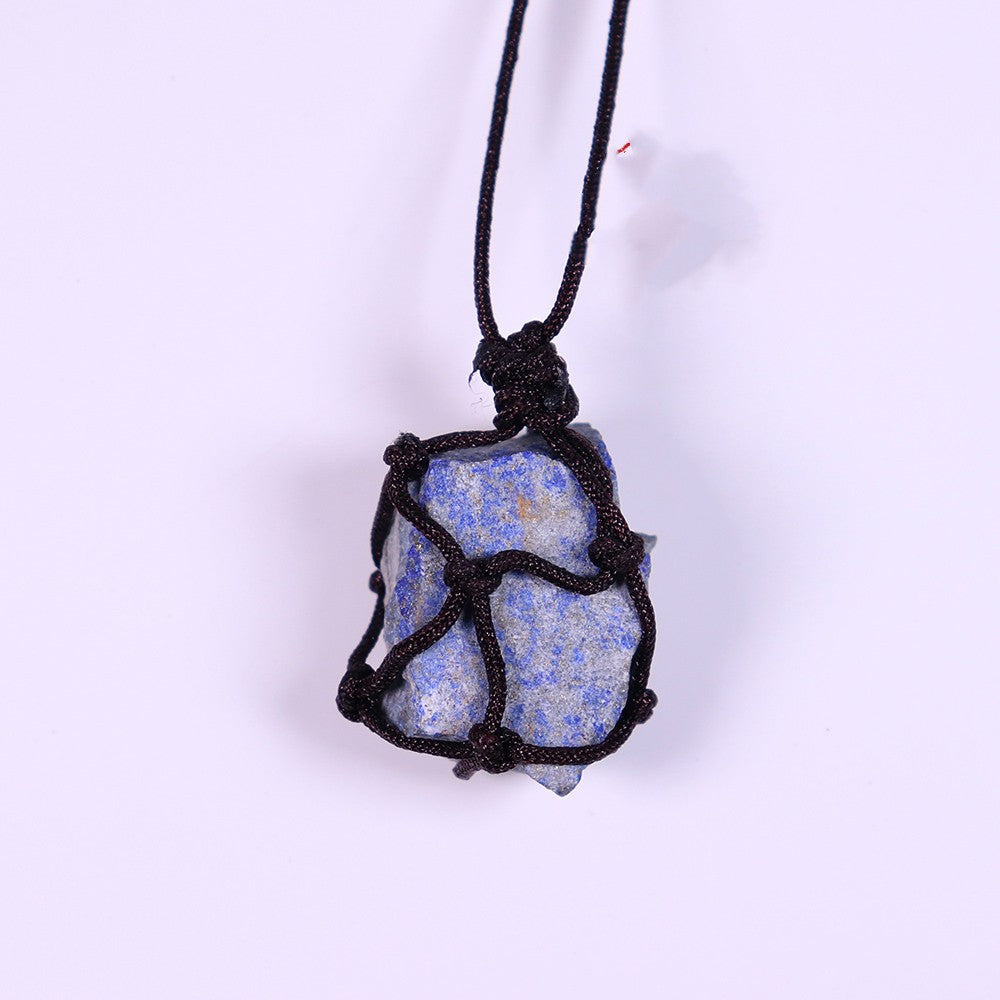 Natural Hand-woven Healing Crystal Necklace