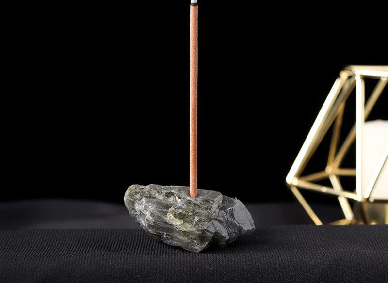 Raw Crystal Incense Holder