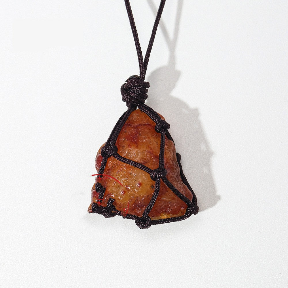 Natural Hand-woven Healing Crystal Necklace
