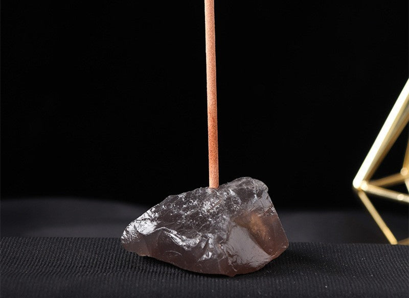 Raw Crystal Incense Holder