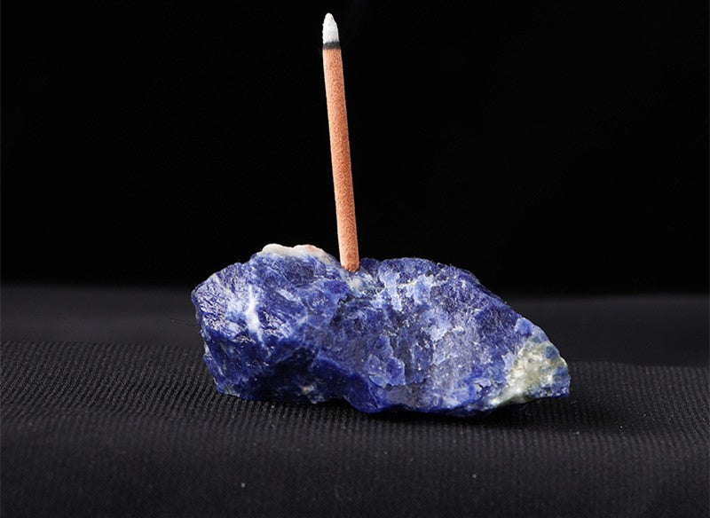 Raw Crystal Incense Holder
