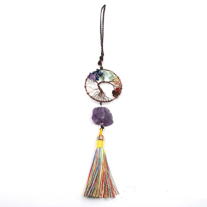 7 Chakra Tree Of Life Hanging Ornament