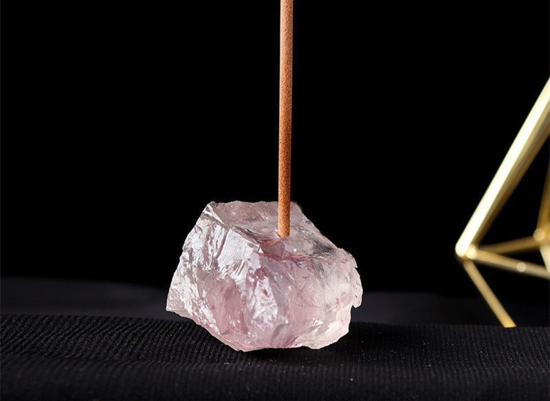 Raw Crystal Incense Holder