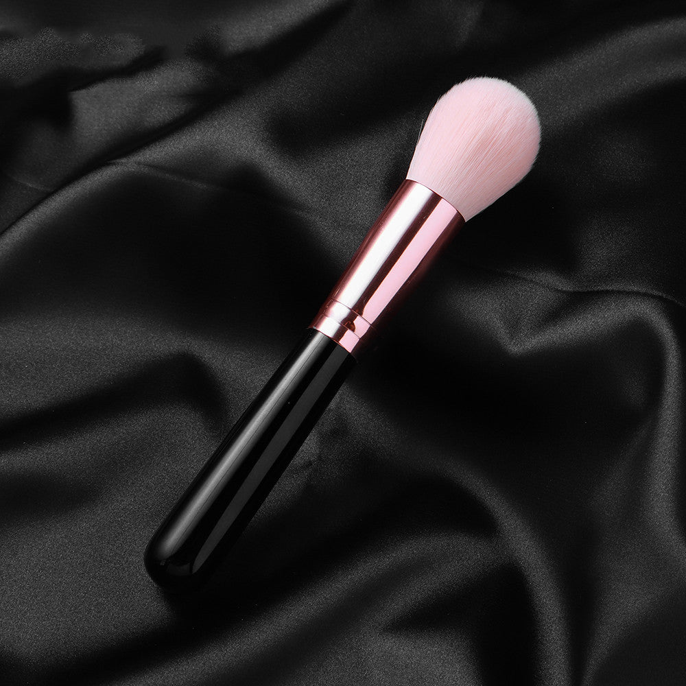 Makeup Brush With Natural Crystal Handle