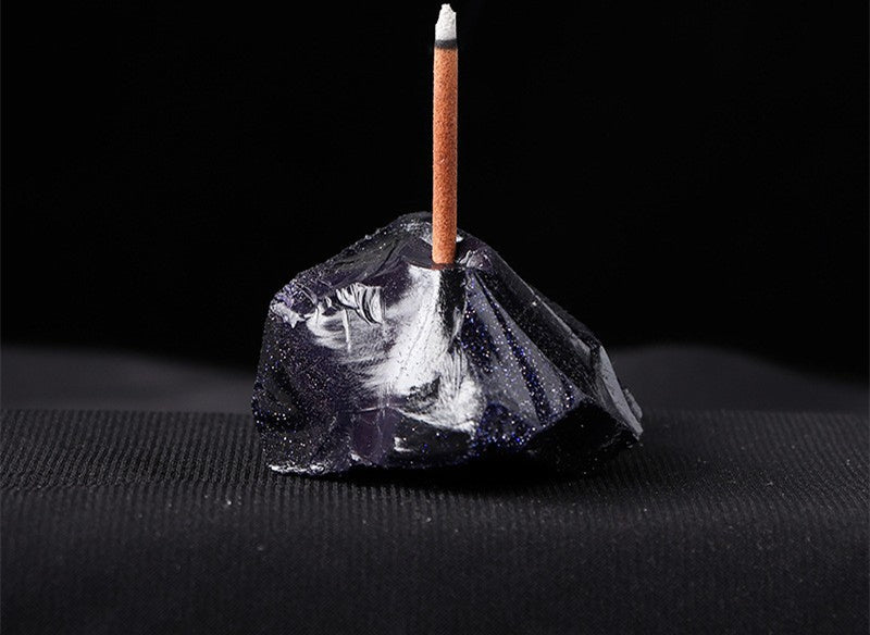 Raw Crystal Incense Holder