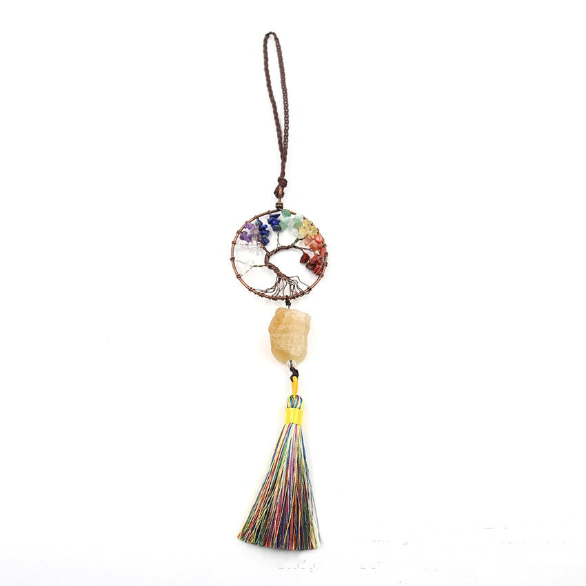 7 Chakra Tree Of Life Hanging Ornament