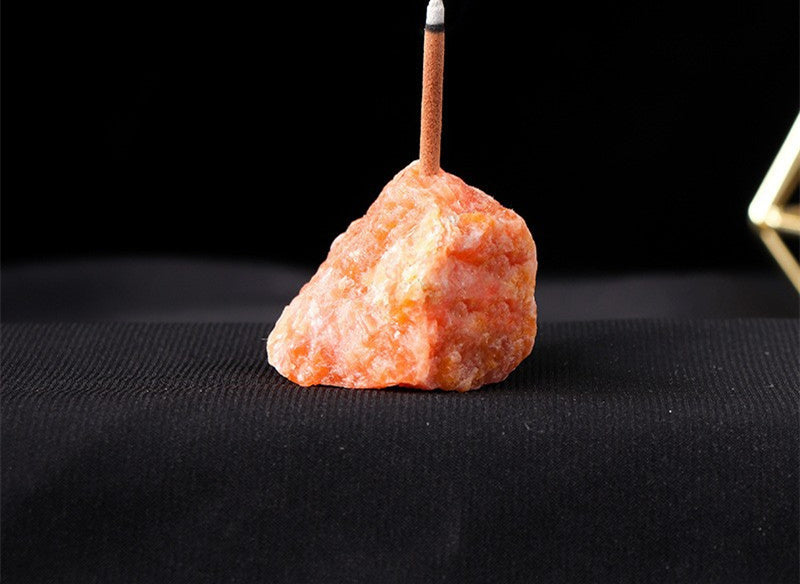 Raw Crystal Incense Holder
