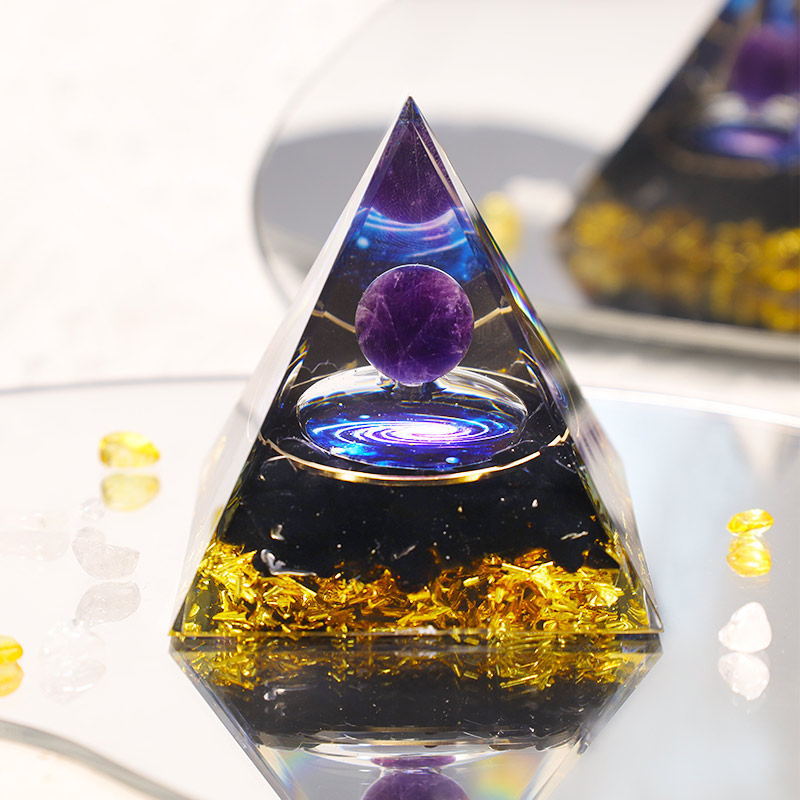 Crystal Orgone Pyramids  (5cm - 10cm)