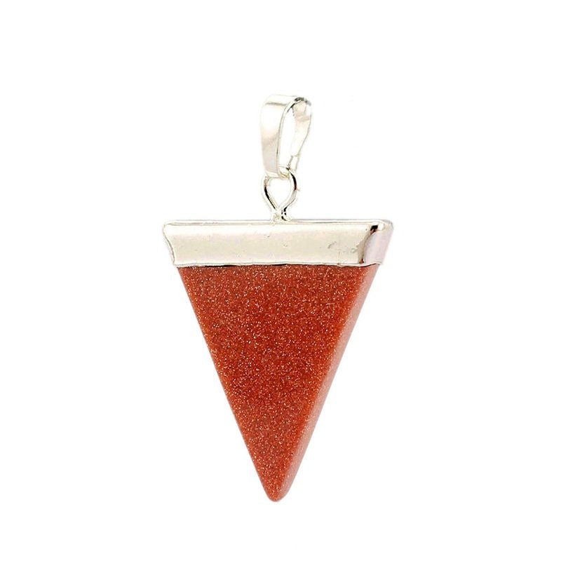 Triangle Healing Crystal Pendant