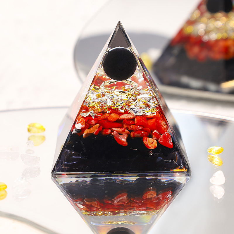 Crystal Orgone Pyramids  (5cm - 10cm)