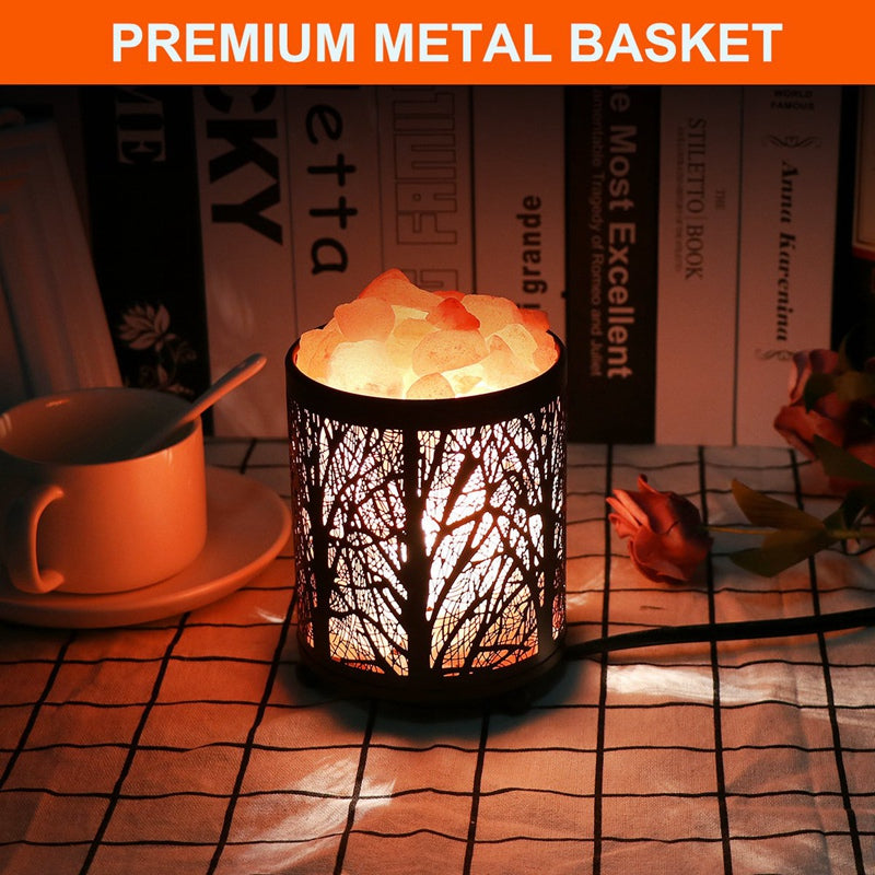 Iron Forest Natural Salt LED Lamp