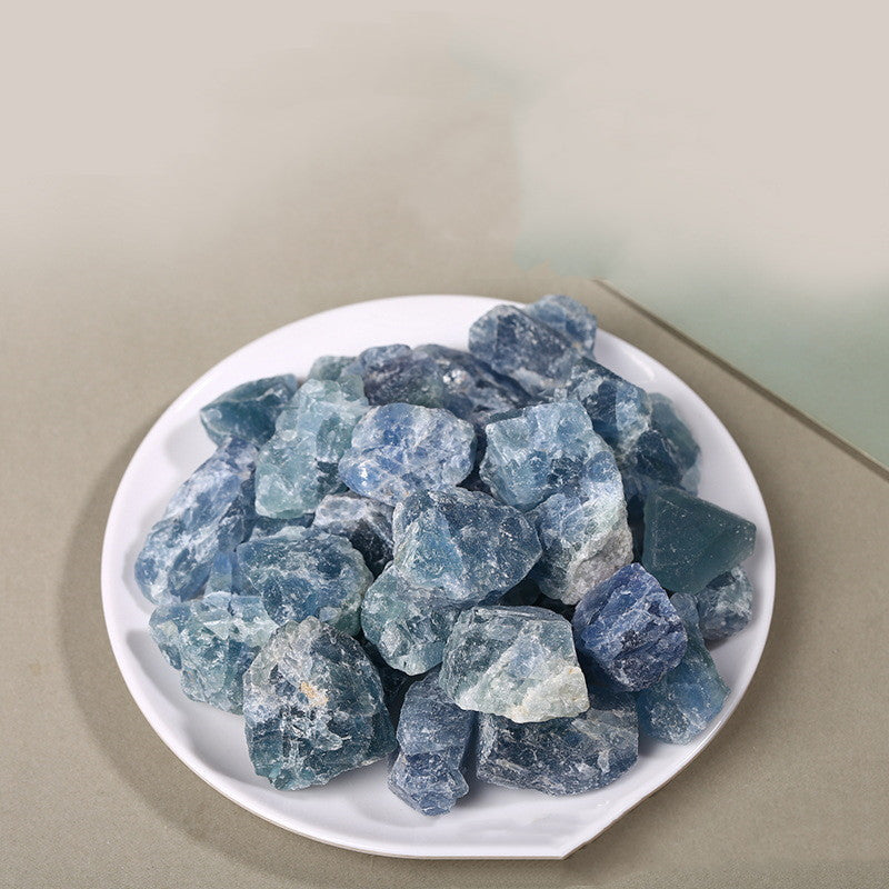 100g Natural Blue Fluorite Raw Crystal