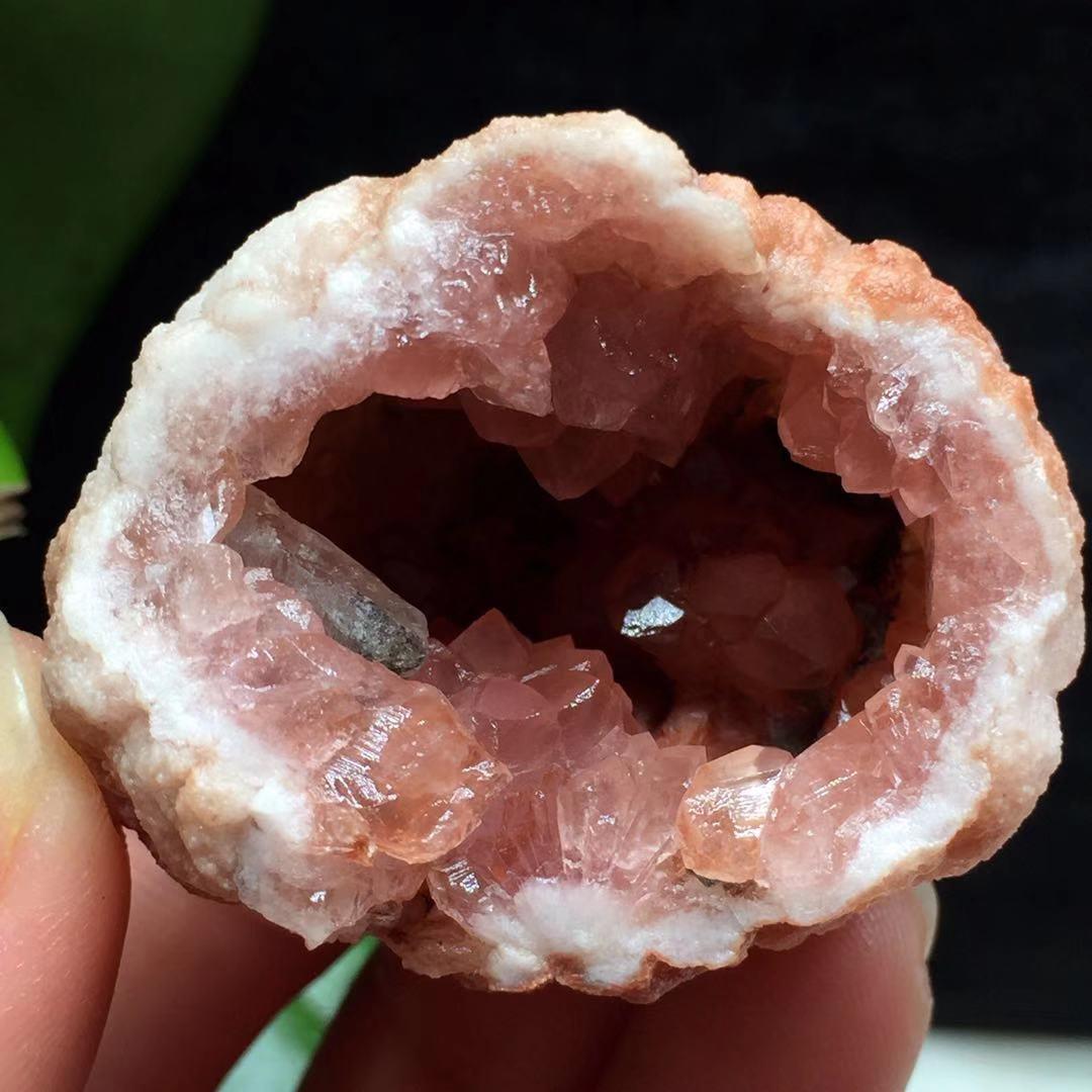 Natural Argentina Rose Quartz Geode