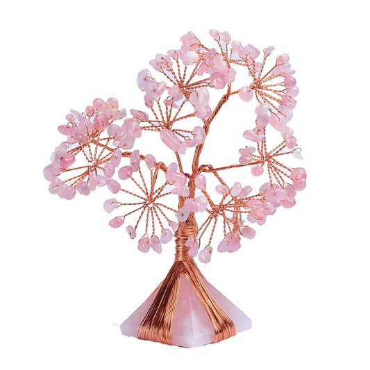 Rose Quartz Crystal Tree