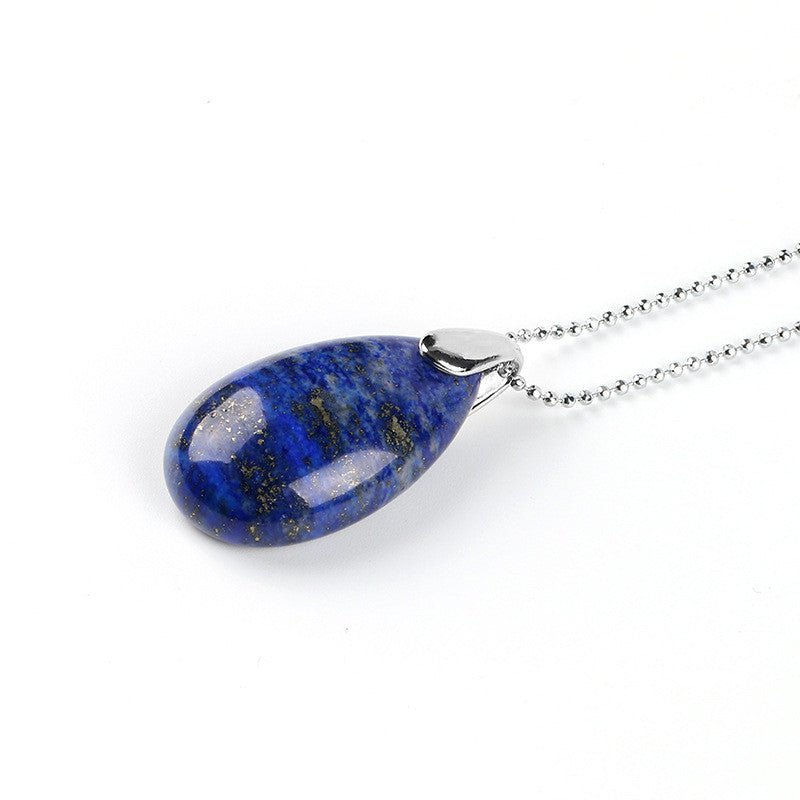 Crystal Water Drop Pendant Necklace