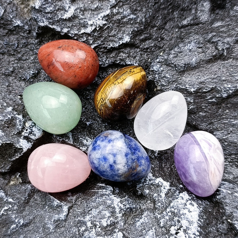 Crystal Chakra Egg Set