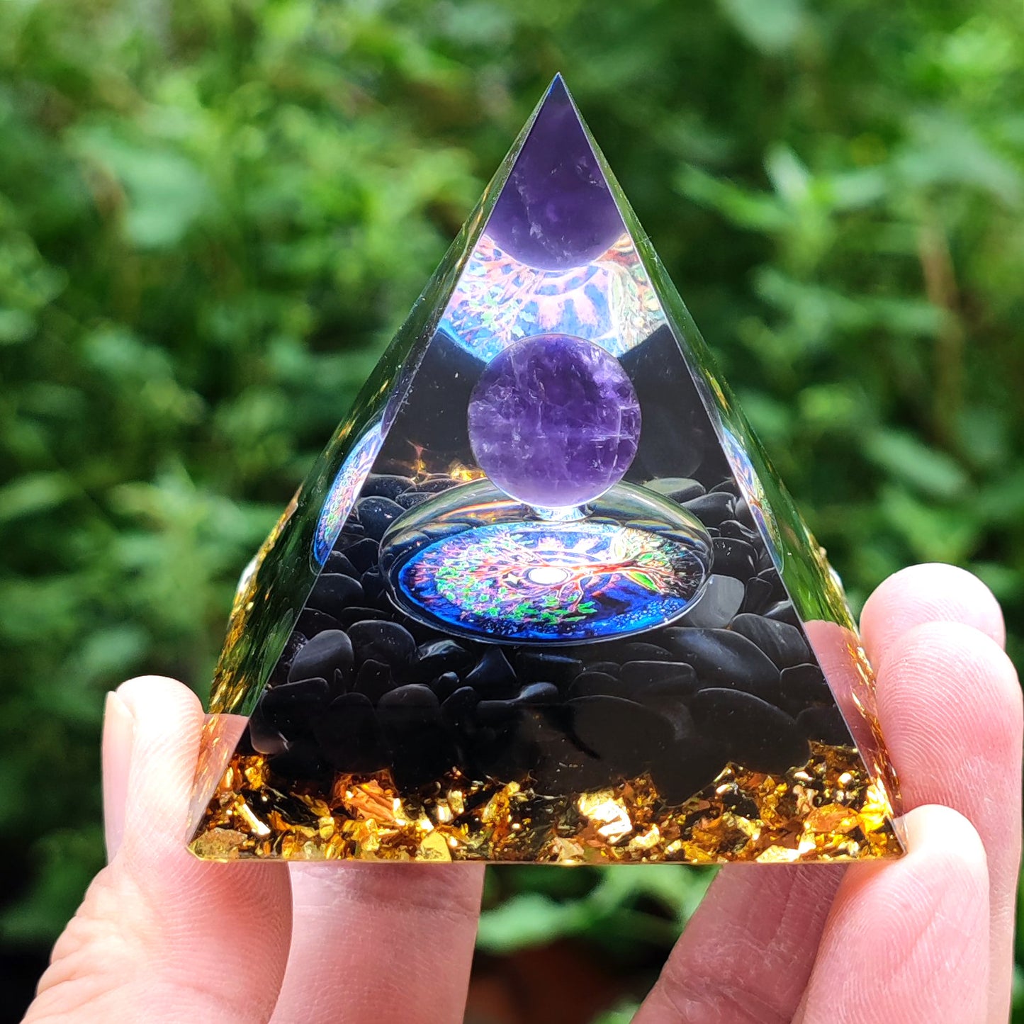 Sphere Orgone Pyramids - 5cm