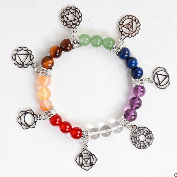 Natural Crystal 7 Chakra Bracelet