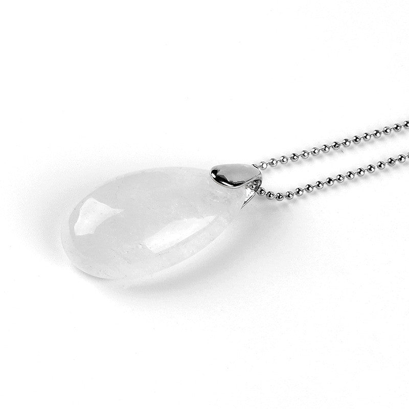 Crystal Water Drop Pendant Necklace