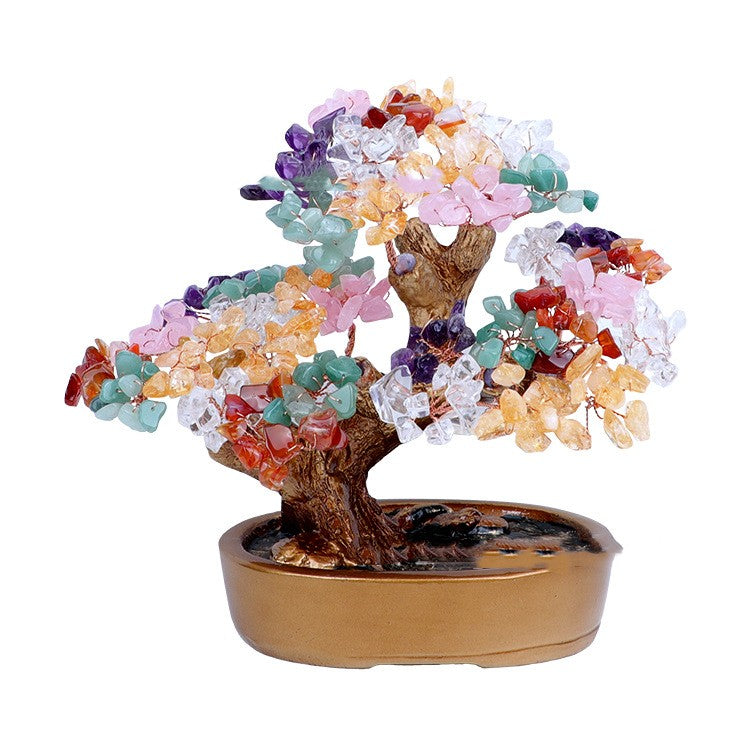 Natural Crystal Money Tree Ornament