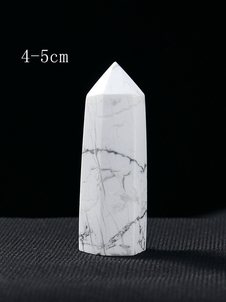 Natural Crystal Hexagonal Raw Stone Pillar