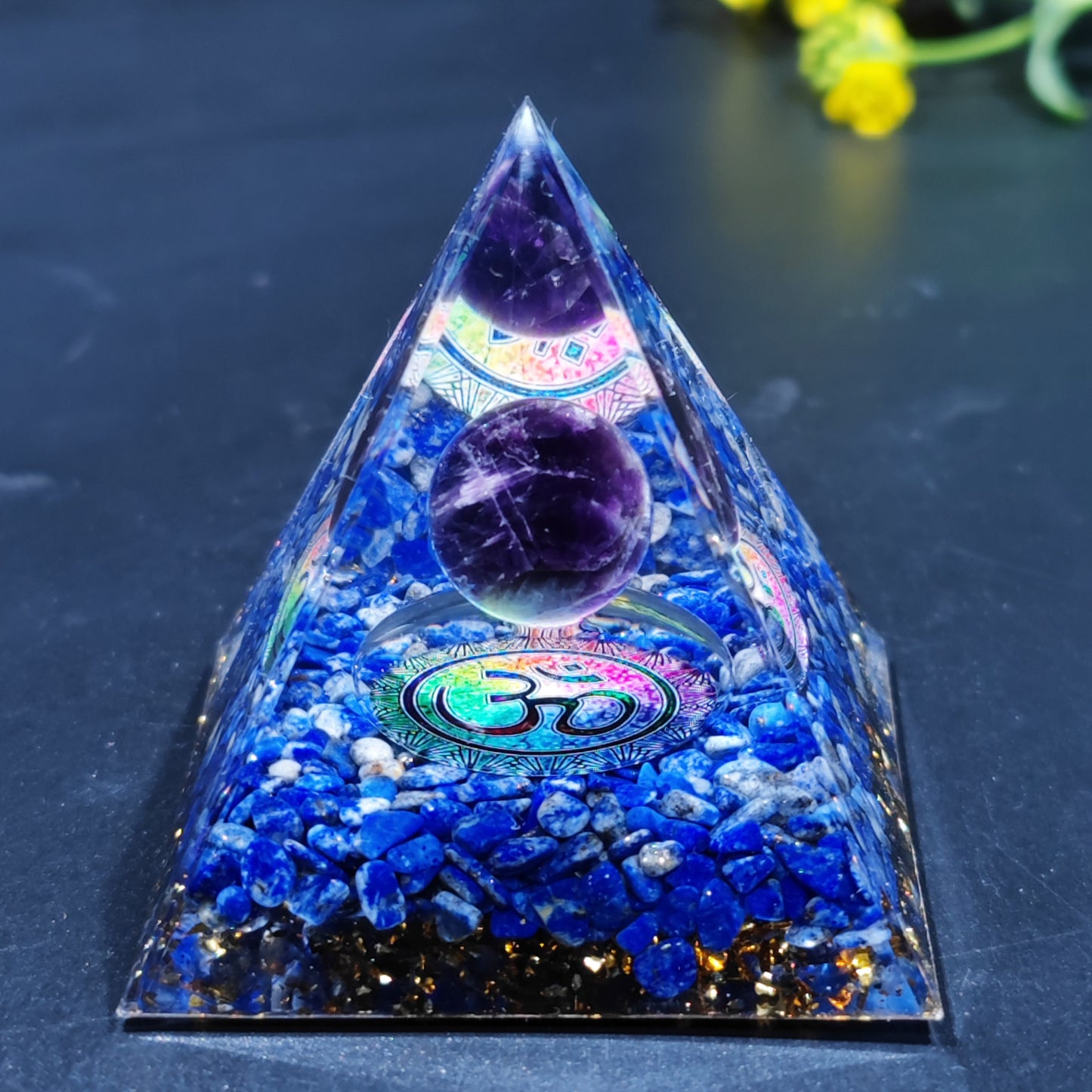 Sphere Orgone Pyramids - 5cm