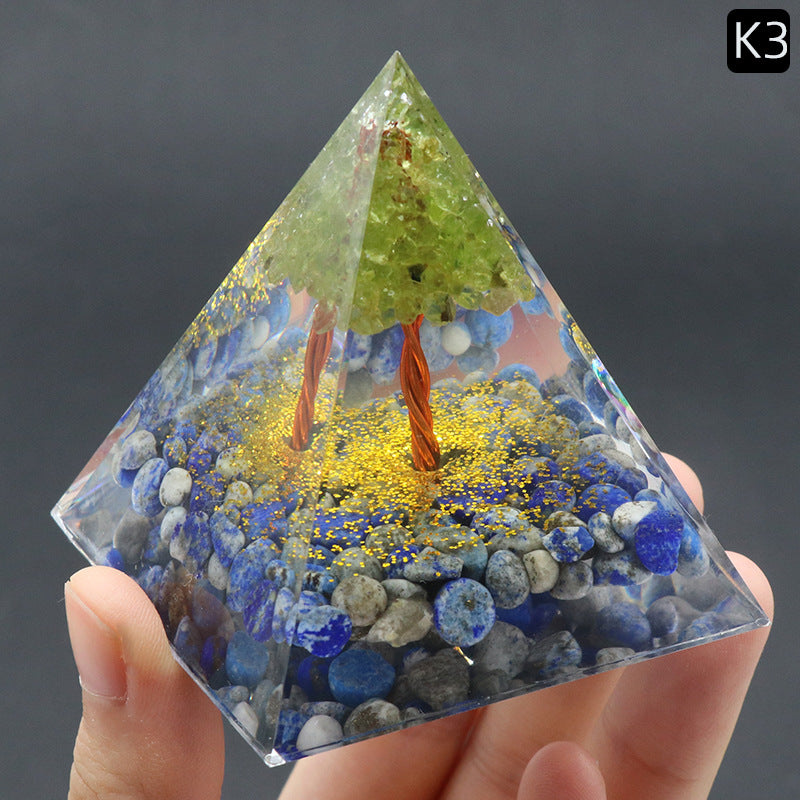 Tree Of Life Orgone Pyramids - 6cm