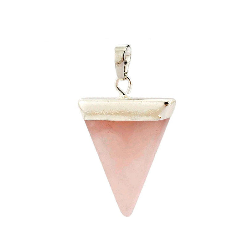 Triangle Healing Crystal Pendant