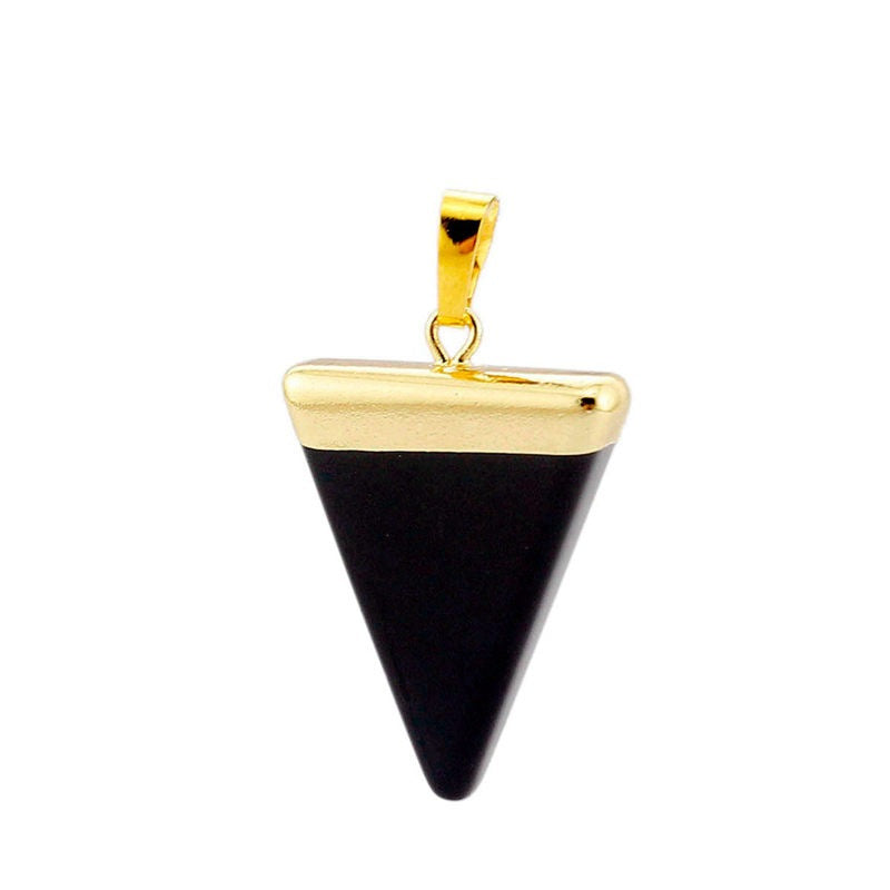 Triangle Healing Crystal Pendant