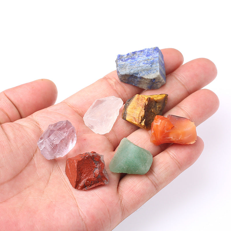 7 Chakra Raw Stone Set in Bag