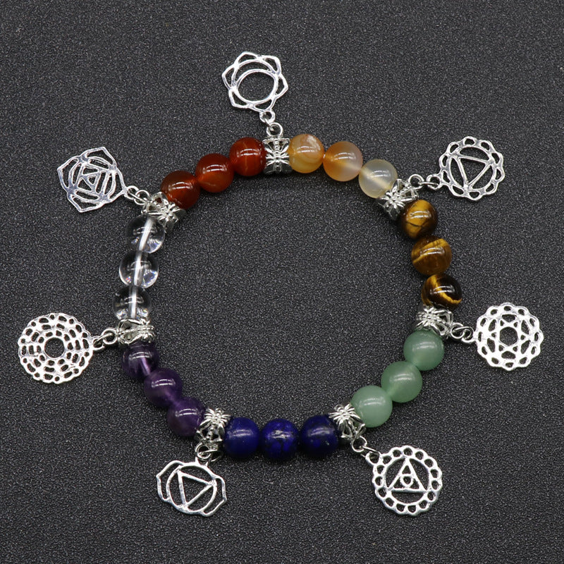 Natural Crystal 7 Chakra Bracelet