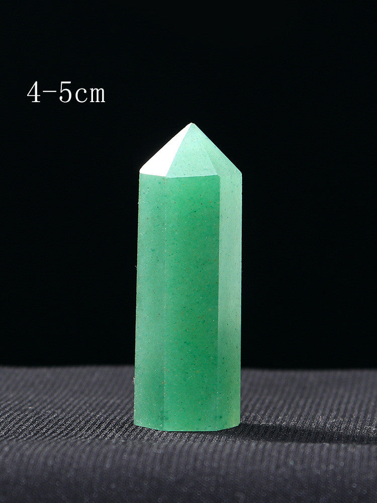 Natural Crystal Hexagonal Raw Stone Pillar