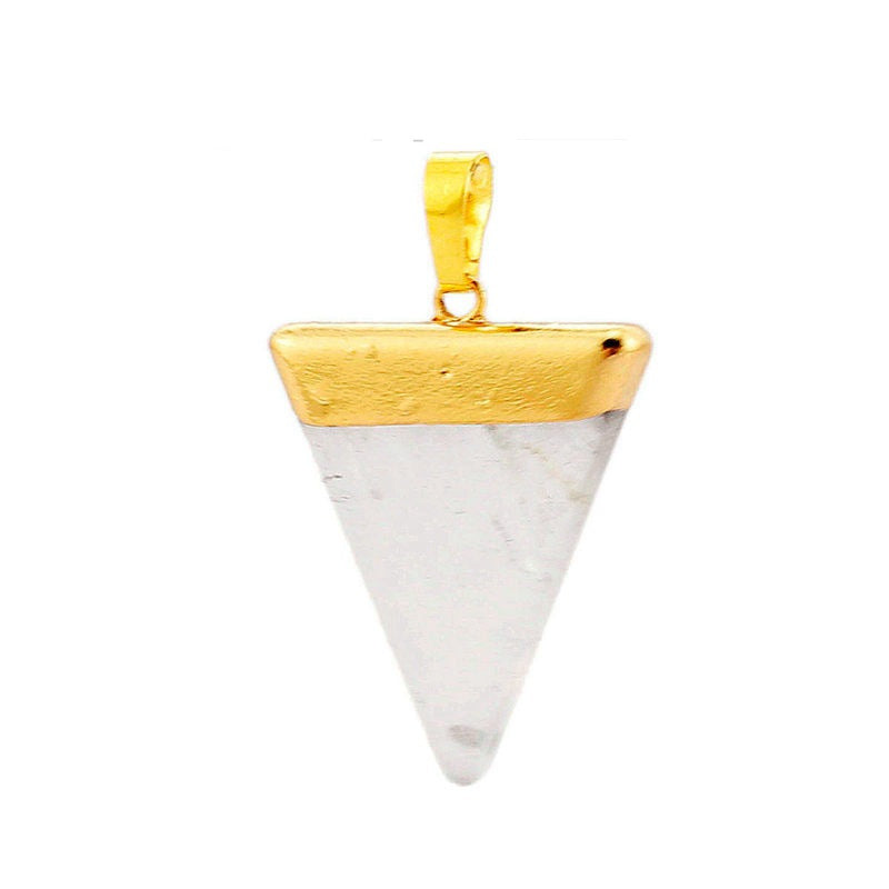 Triangle Healing Crystal Pendant