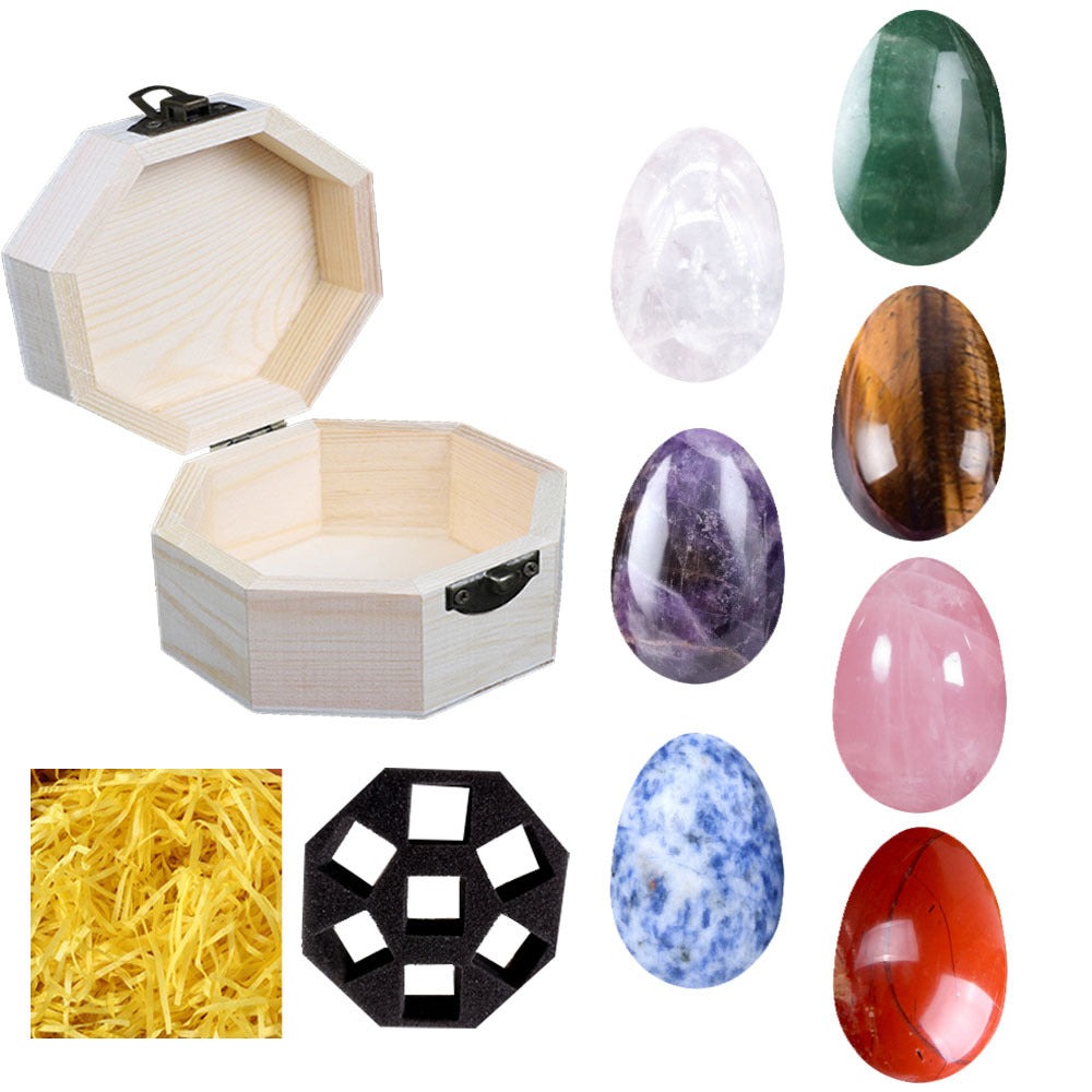 Crystal Chakra Egg Set