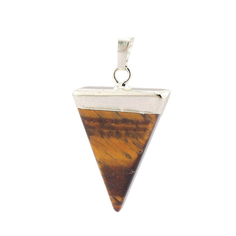 Triangle Healing Crystal Pendant