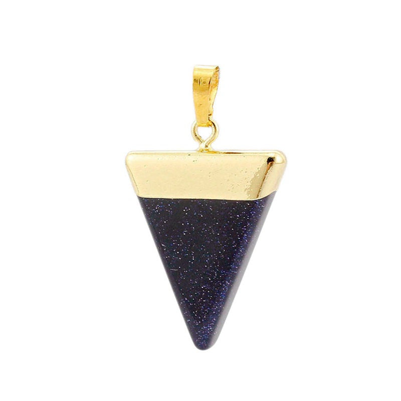 Triangle Healing Crystal Pendant