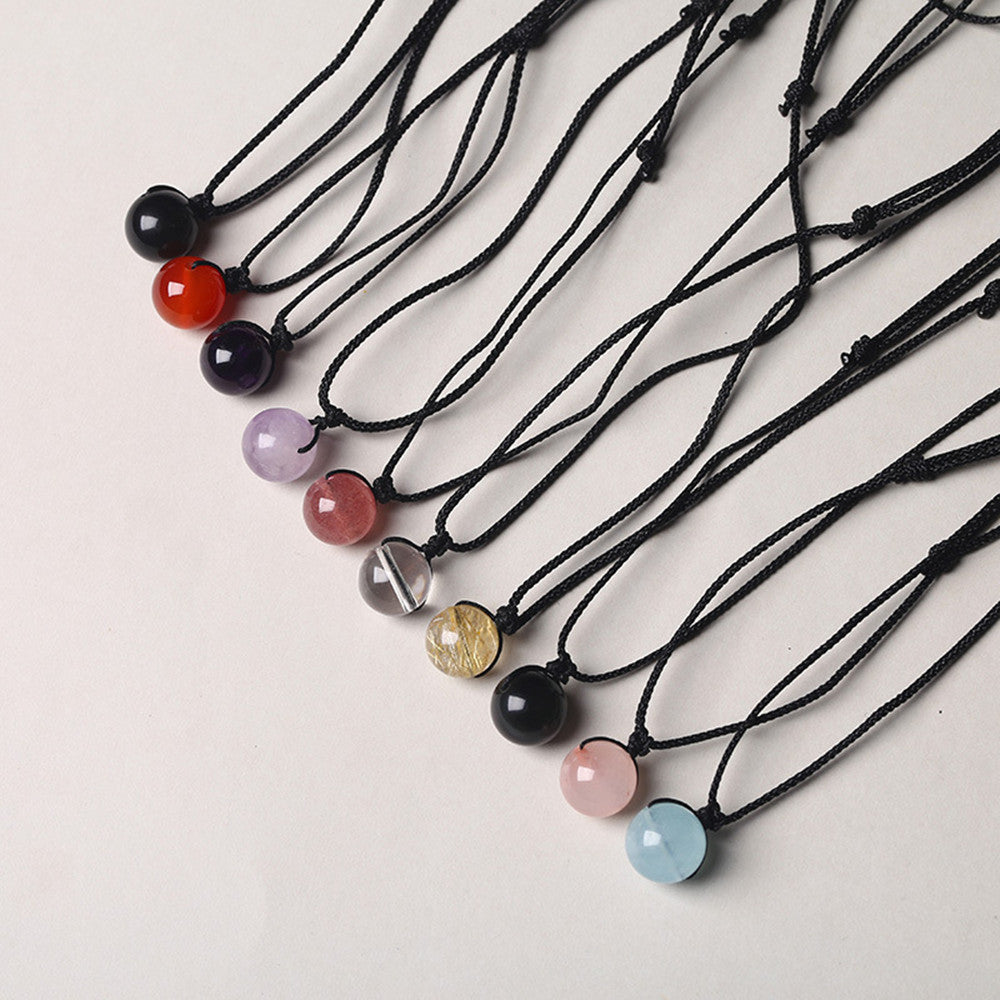 Crystal Sphere Necklace