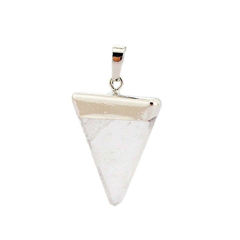 Triangle Healing Crystal Pendant