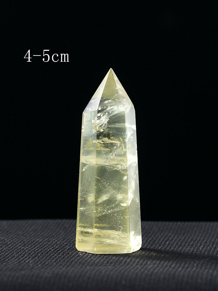 Natural Crystal Hexagonal Raw Stone Pillar