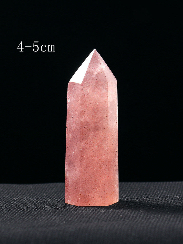 Natural Crystal Hexagonal Raw Stone Pillar