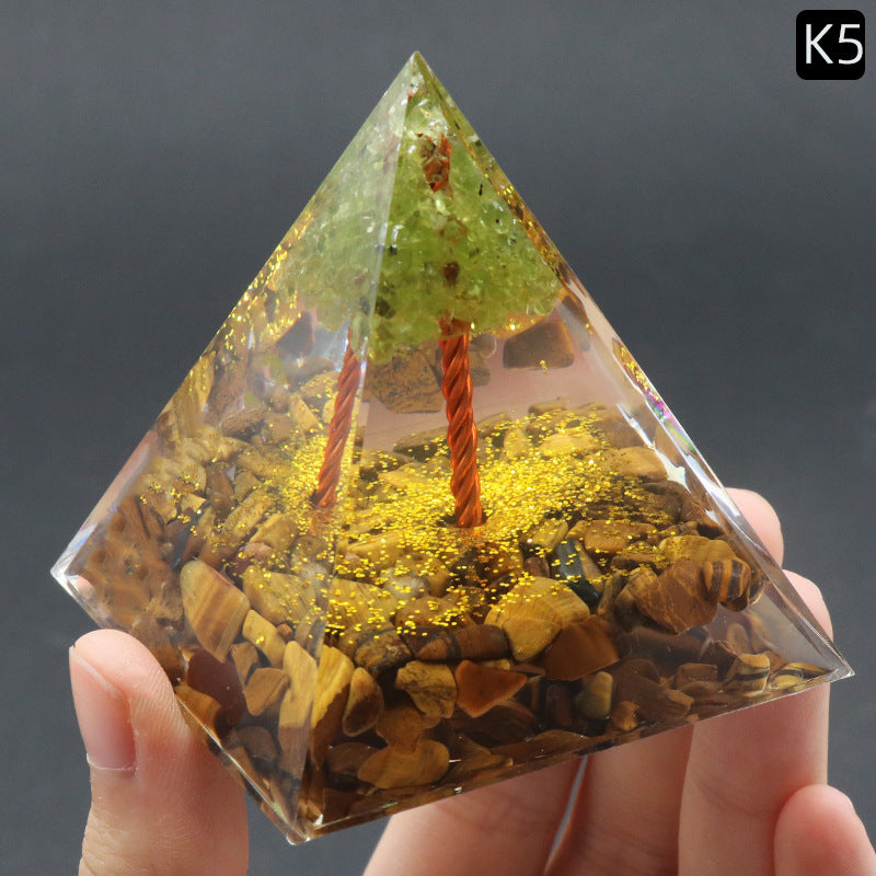 Tree Of Life Orgone Pyramids - 6cm