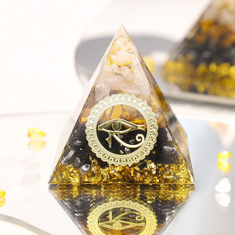 Crystal Orgone Pyramids  (5cm - 10cm)