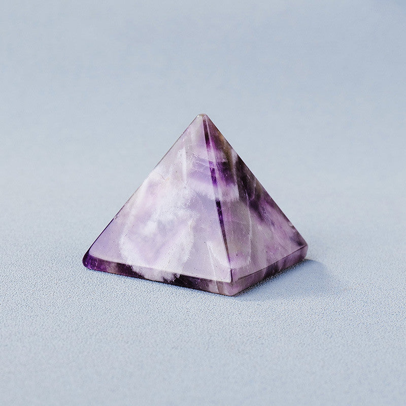 Solid Crystal Pyramids 4cm