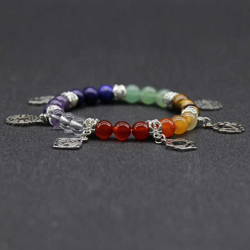 Natural Crystal 7 Chakra Bracelet