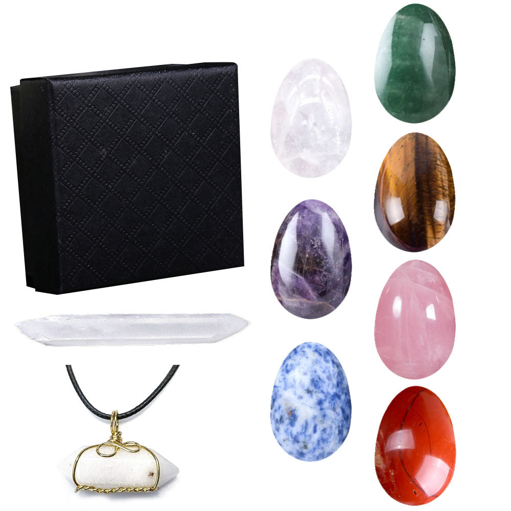 Crystal Chakra Egg Set