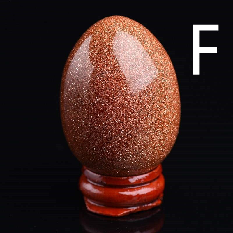 Crystal Polished Eggs with Stand